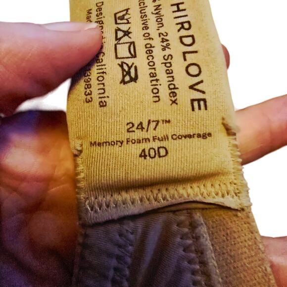 Third Love memory Foam full coverage nude bra - Picture 5 of 5
